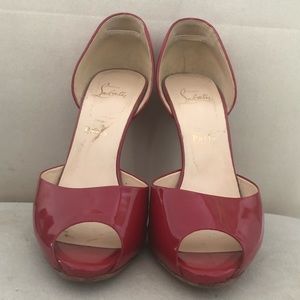 Christian Louboutin Peep-Toe Heels